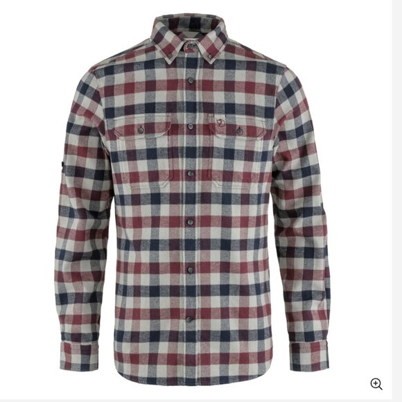 Fjallraven Other - Fjallraven Long Sleeve  Cotton Flannel Skog Shirt in Dark Garnet